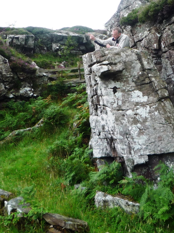 The natural pulpit at Am Ploc