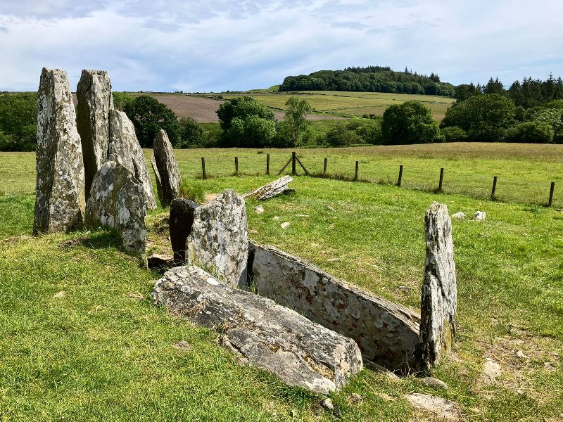 Cairnholy 1 showing the burial chamber