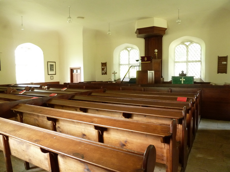 Interior of Croick Church