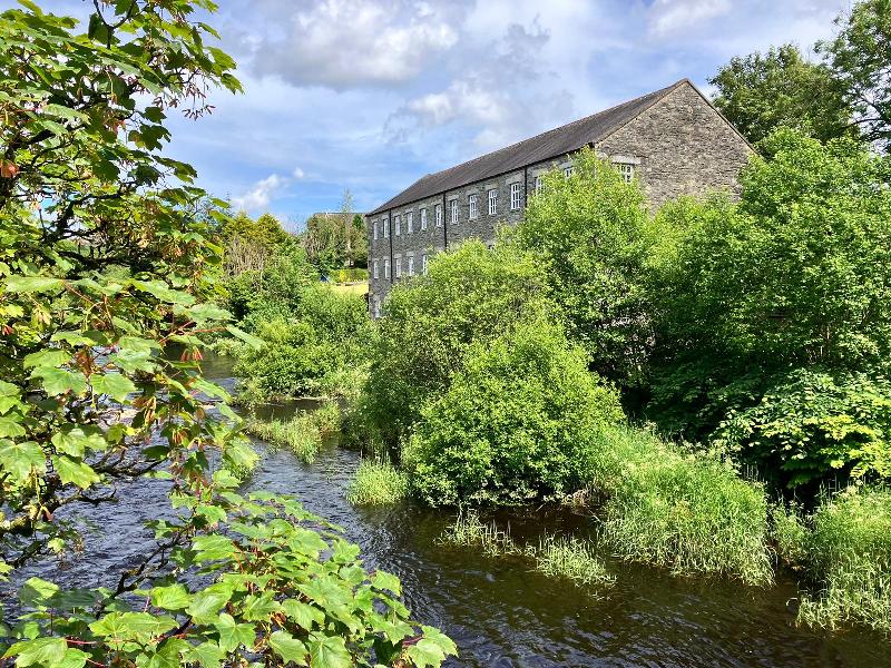 Old Cotton Mill beside the River Fleet in Gatehouse of Fleet