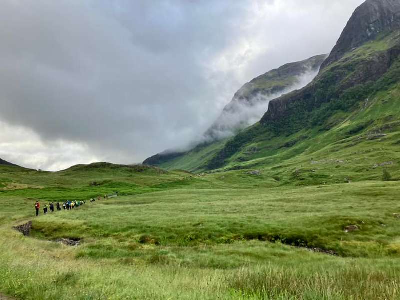 Heading into Glen Coe