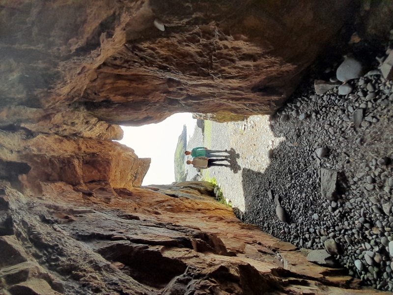 Inside St Ninian's Cave