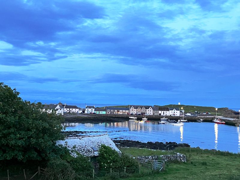 Isle of Whithorn Harbour on a Summer evening