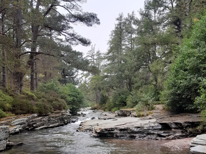 Looking upstream from the Linn o Quoich