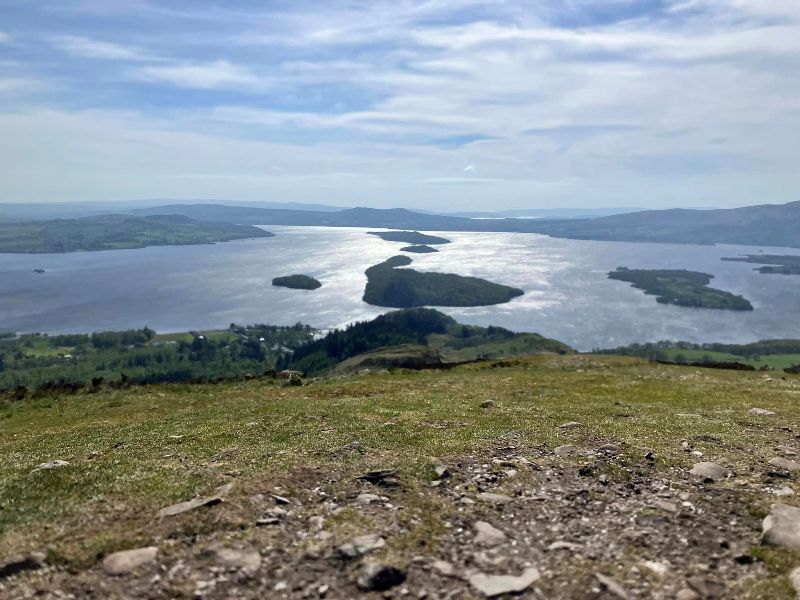 View of Loch Lomond from Conic Hill